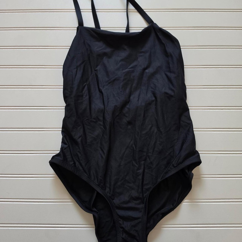 Anthropologie black one piece swimsuit xs